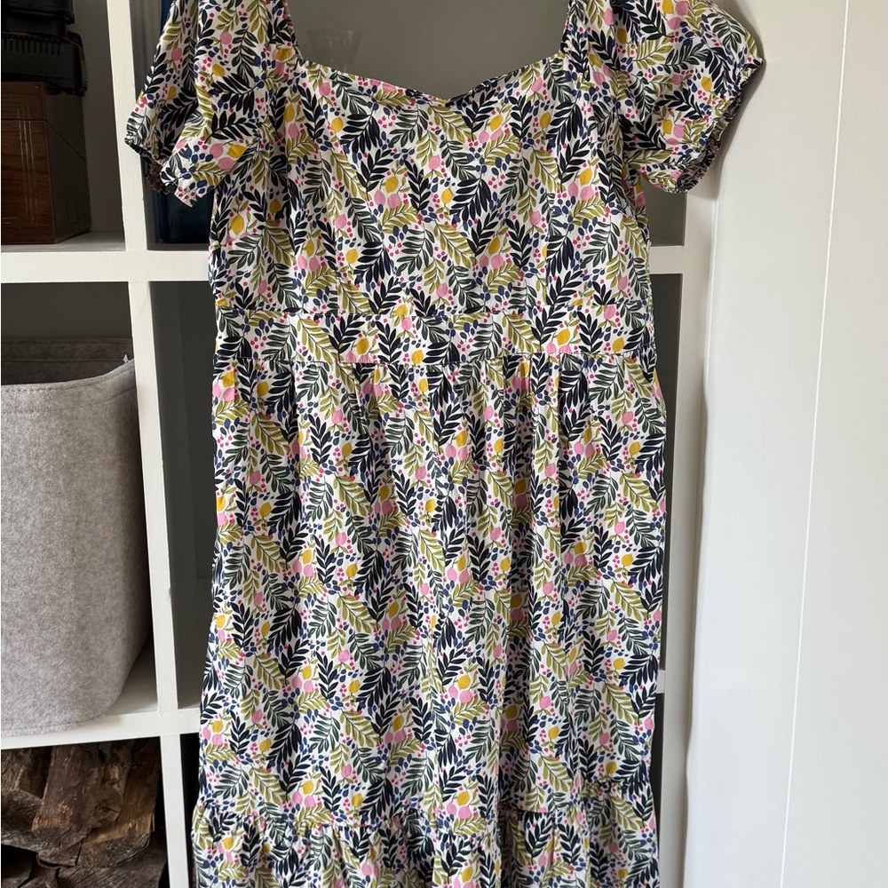 Boden Multicolor Floral Dress UK18L US14L